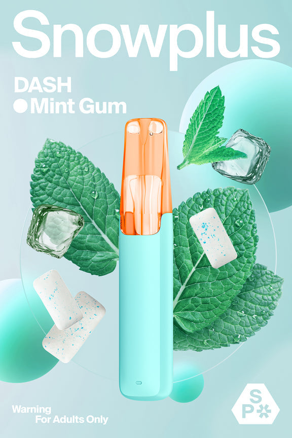 正品雪加鸭嘴兽Snowplus DASH经典一次性电子烟海外版