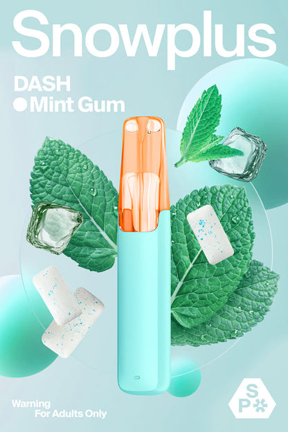 正品雪加鸭嘴兽Snowplus DASH经典一次性电子烟海外版