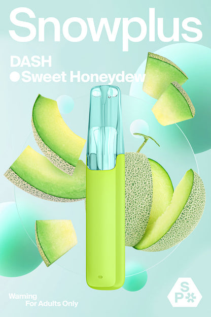 正品雪加鸭嘴兽Snowplus DASH经典一次性电子烟海外版