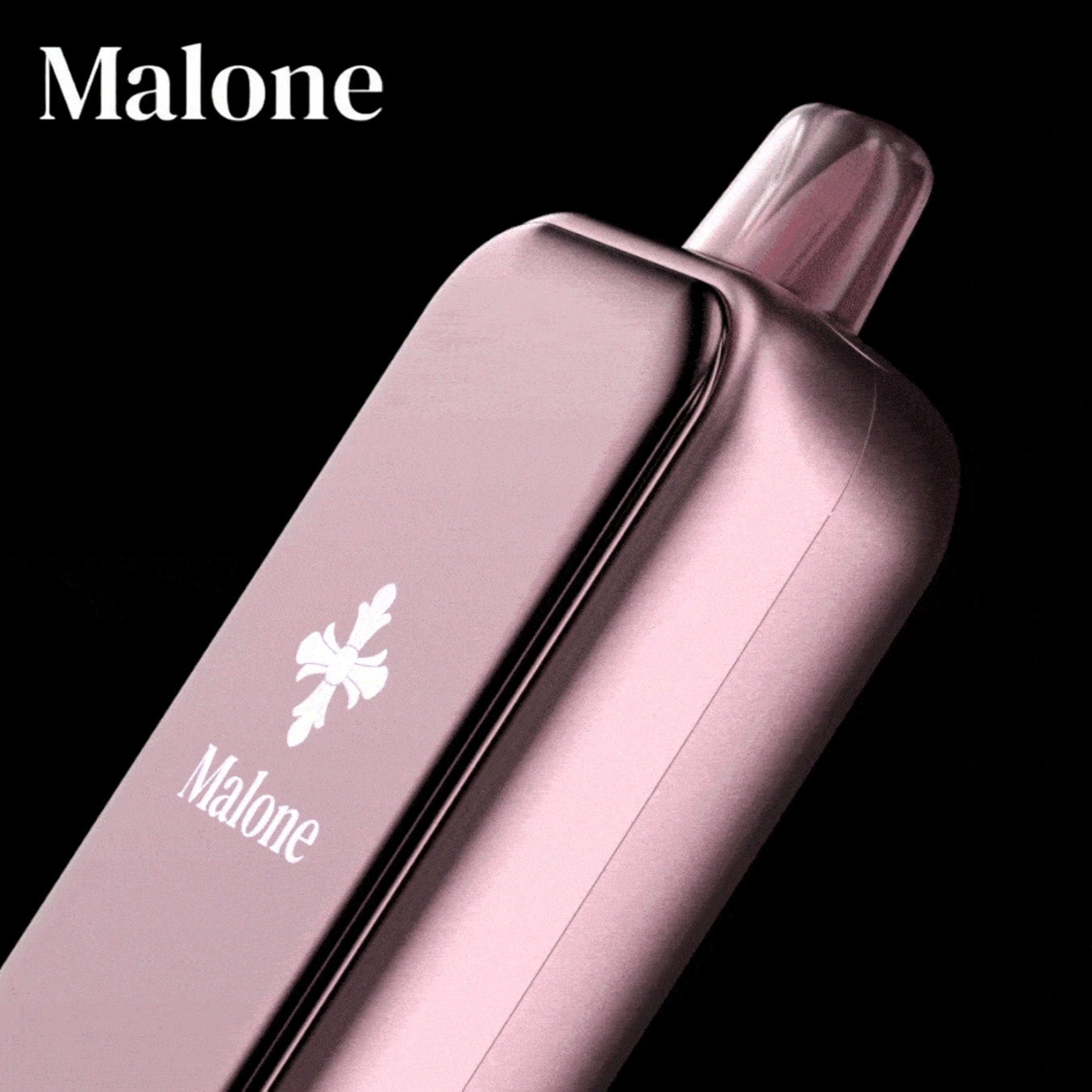 正品Malone Bar马龙克罗心35000口金属全镜面高颜值屏幕三档功率可调一次性电子烟-多口味可选