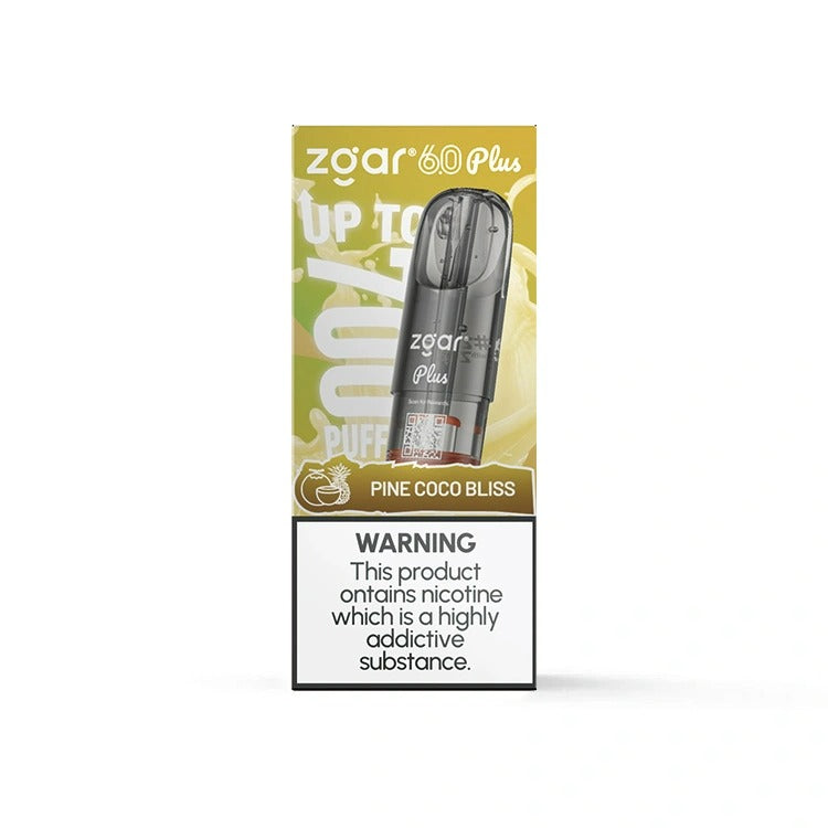 【全新口味到货】正品冰熊Zgar 6.0 PLUS 烟弹超大容量3.5ML(悦刻4/5/6/7代杆通用) 口味任选，三颗起售