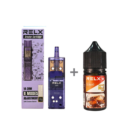 正品悦刻三代积木空弹烟油套餐(5ml容积RELX空弹+30ml正品RELX E-liquid)