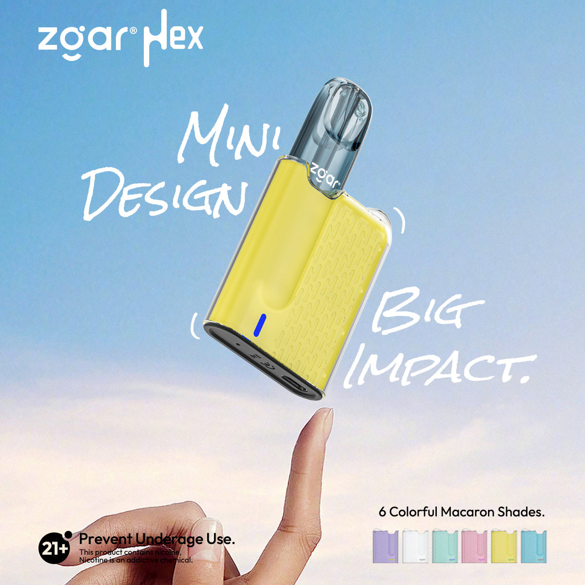 正品冰熊ZGAR Nex烟杆+12盒正品冰熊6.0 Plus烟弹优惠套餐-4种口味可选