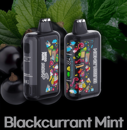 正品韩版BUBBLE MON  GRAFFITI巴布梦泡泡兽满天星炫彩壁纸LED灯效35000口可调功率含隐藏口味一次性电子烟