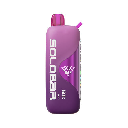 正品SOLOBAR 50000口索罗超大容量50K尼古丁/甜度/冰度可调节双输出模式一次性电子烟-多口味可选