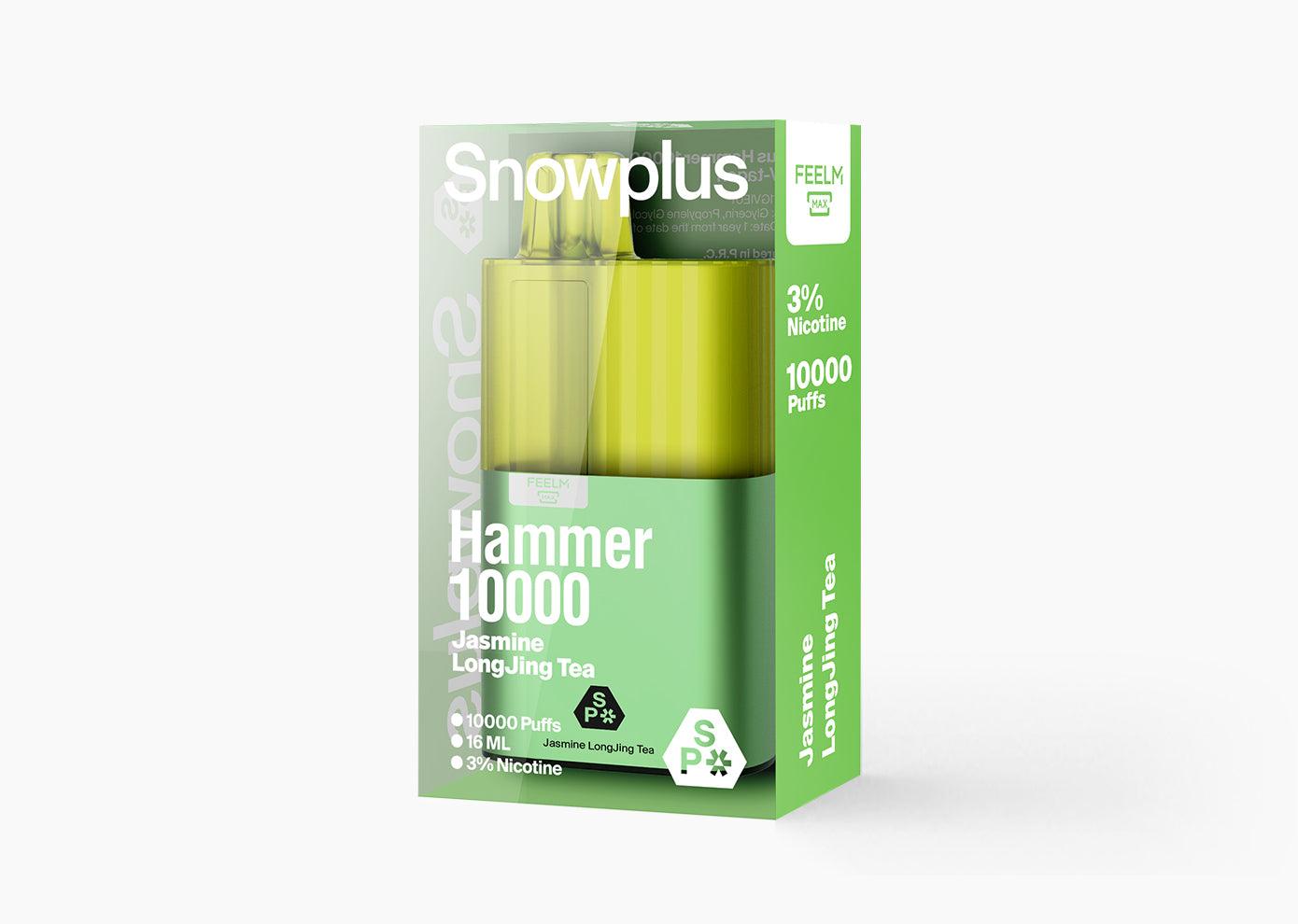 正品雪加大板砖海外版 SnowPlus Hammer 10000口 一次性电子烟(16ml)