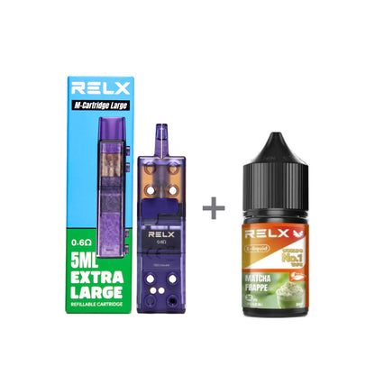 正品悦刻三代积木空弹烟油套餐(5ml容积RELX空弹+30ml正品RELX E-liquid)