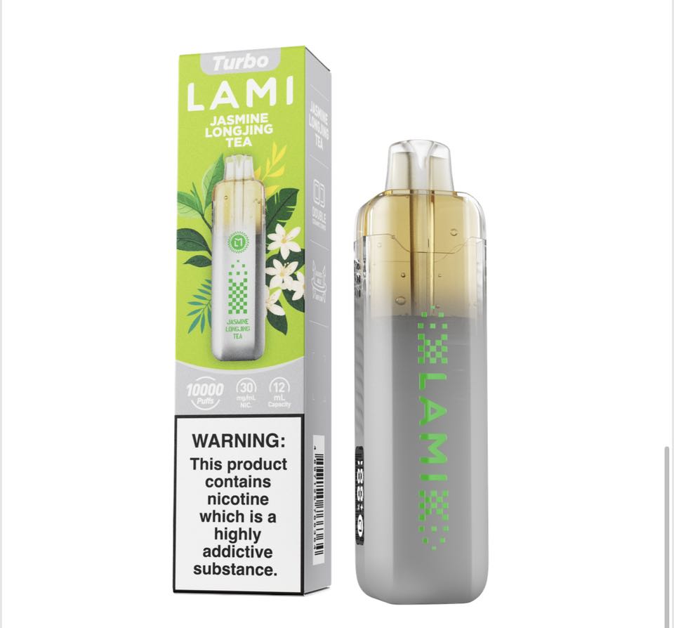 正品LAMI TURBO 徕米冰爆10000口涡轮双网陶瓷雾化芯可视化油仓电量显示冰爽型一次性电子烟-多口味可选