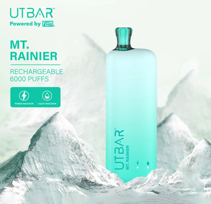 正品FLUM UTBAR 6000口绚丽质感外观设计电量油量指示一次性电子烟-多口味可选