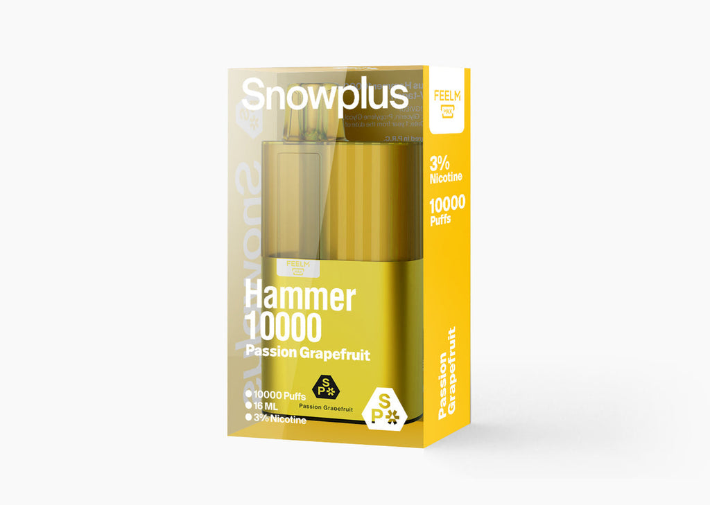 正品雪加大板砖海外版 SnowPlus Hammer 10000口 一次性电子烟(16ml)