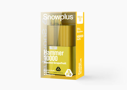 正品雪加大板砖海外版 SnowPlus Hammer 10000口 一次性电子烟(16ml)