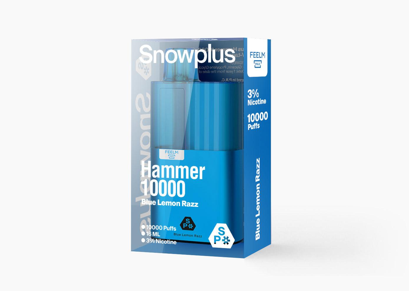 正品雪加大板砖海外版 SnowPlus Hammer 10000口 一次性电子烟(16ml)