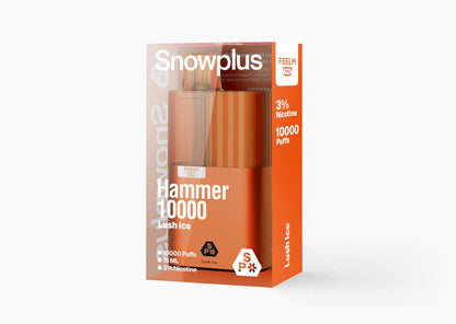 正品雪加大板砖海外版 SnowPlus Hammer 10000口 一次性电子烟(16ml)
