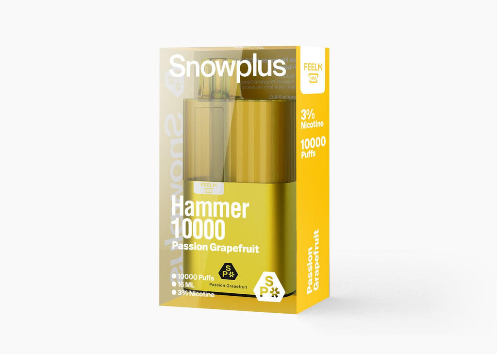 正品雪加大板砖海外版 SnowPlus Hammer 10000口 一次性电子烟(16ml)