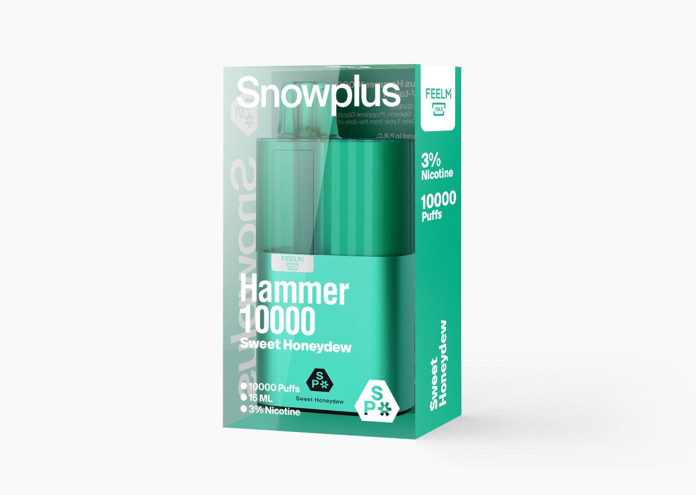正品雪加大板砖海外版 SnowPlus Hammer 10000口 一次性电子烟(16ml)
