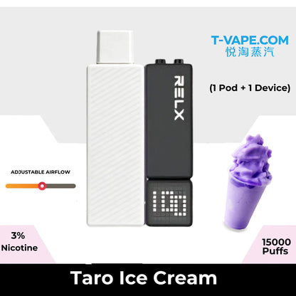 正品悦刻RELX Creator Starter Kit 15K悦刻乐高积木15000口(酷黑杆弹/黑杆白弹)可选磁吸式换弹电子烟套装-多口味可选