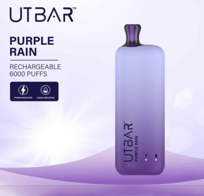 正品FLUM UTBAR 6000口绚丽质感外观设计电量油量指示一次性电子烟-多口味可选
