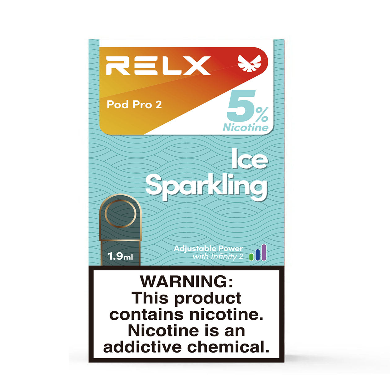正品悦刻RELX海外版六代烟弹-冰泉气泡水Ice Sparkling-单颗装-三颗起售