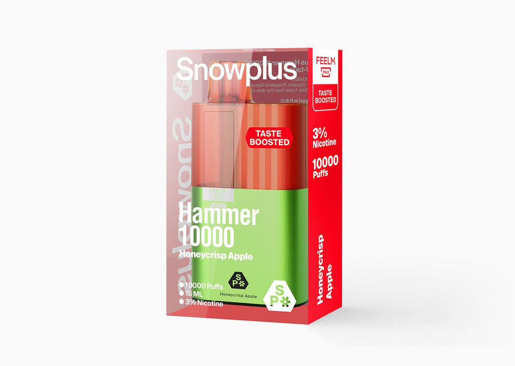 正品雪加大板砖海外版 SnowPlus Hammer 10000口 一次性电子烟(16ml)