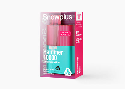 正品雪加大板砖海外版 SnowPlus Hammer 10000口 一次性电子烟(16ml)