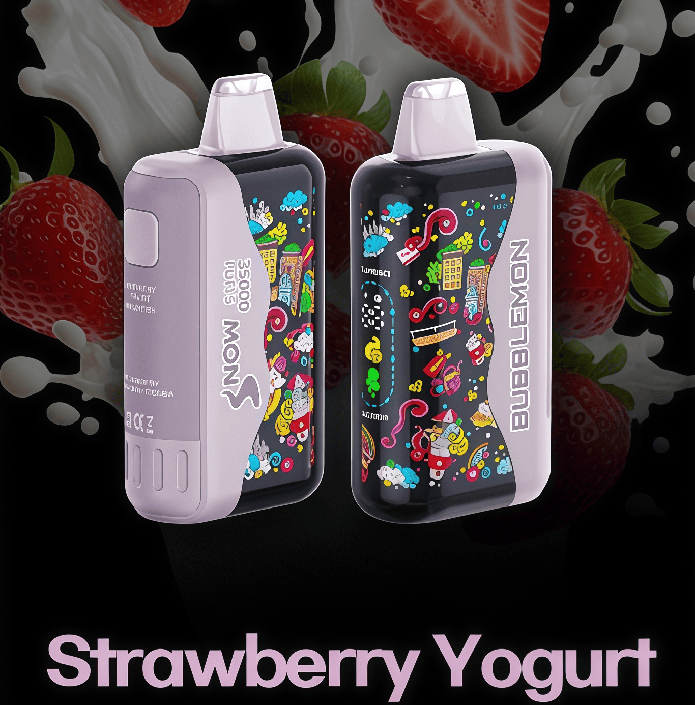 正品韩版BUBBLE MON  GRAFFITI巴布梦泡泡兽满天星炫彩壁纸LED灯效35000口可调功率含隐藏口味一次性电子烟