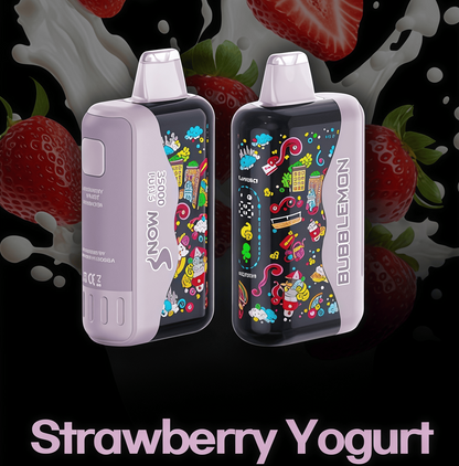 正品韩版BUBBLE MON  GRAFFITI巴布梦泡泡兽满天星炫彩壁纸LED灯效35000口可调功率含隐藏口味一次性电子烟