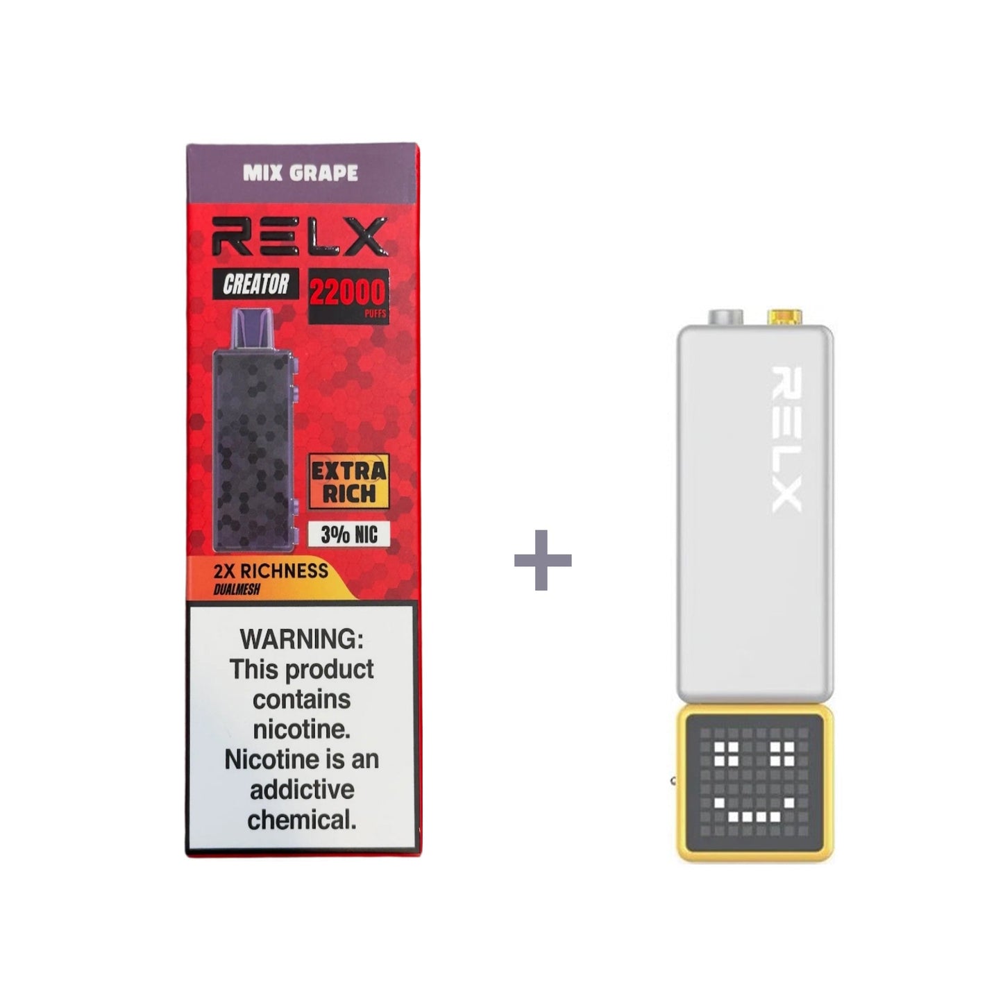 正品悦刻积木乐高RELX Creator  22000口烟弹/套装-多口味可选 (一代/二代杆弹通用）