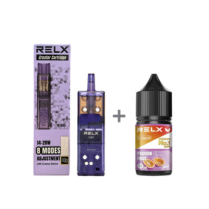 正品悦刻三代积木空弹烟油套餐(5ml容积RELX空弹+30ml正品RELX E-liquid)