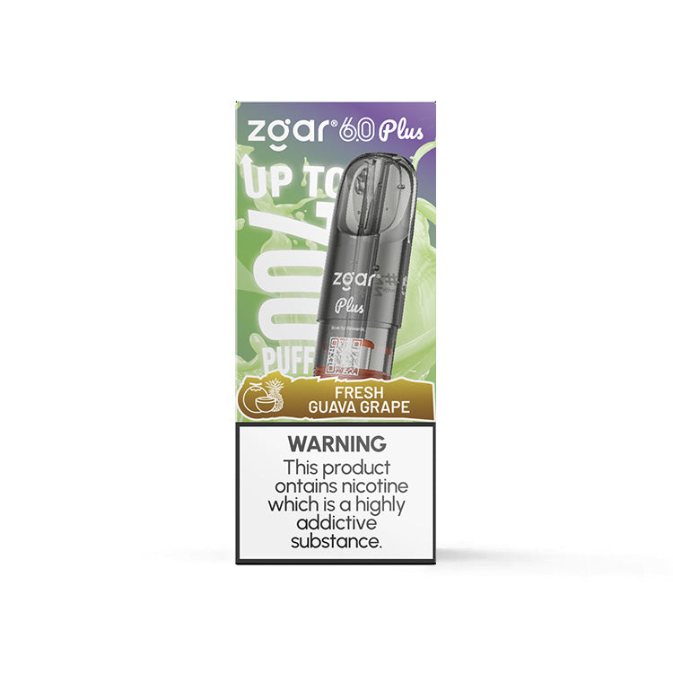 【全新口味到货】正品冰熊Zgar 6.0 PLUS 烟弹超大容量3.5ML(悦刻4/5/6/7代杆通用) 口味任选，三颗起售