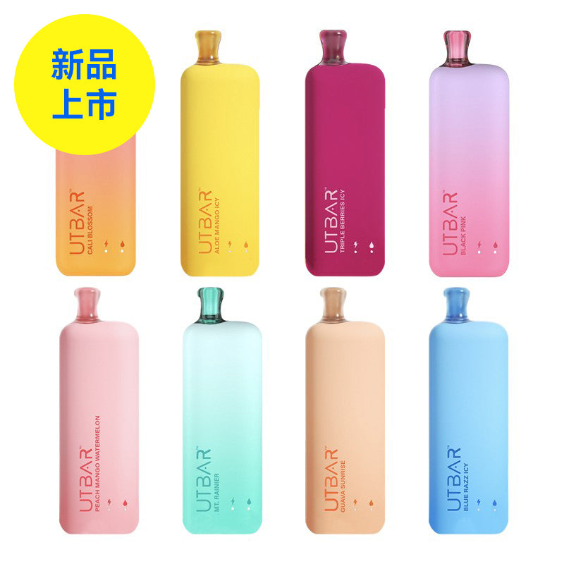 正品FLUM UTBAR 6000口绚丽质感外观设计电量油量指示一次性电子烟-多口味可选