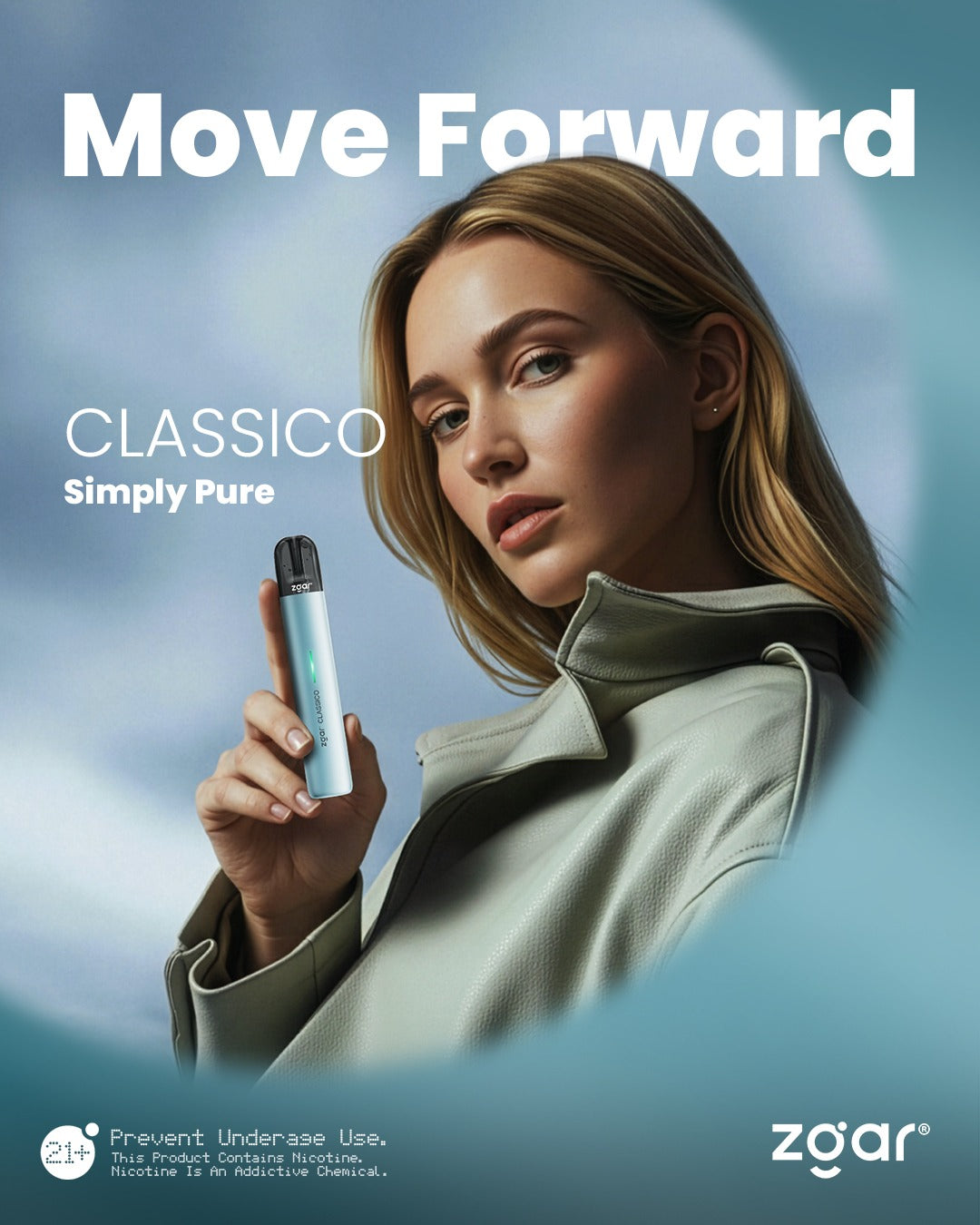 正品冰熊ZGAR  CLASSICO极简美学固定功率电子烟杆- 四色可选（支持4/5/6/7代及所有冰熊烟弹）