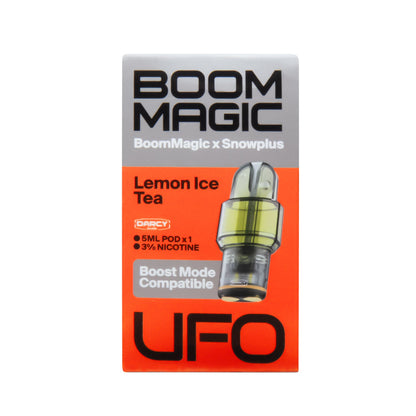 正品雪加Snowplus与Boom Magic联名款UFO超大容量5ML通配烟弹单颗装-适配悦刻4/5/6/7代烟杆-两颗颗起售