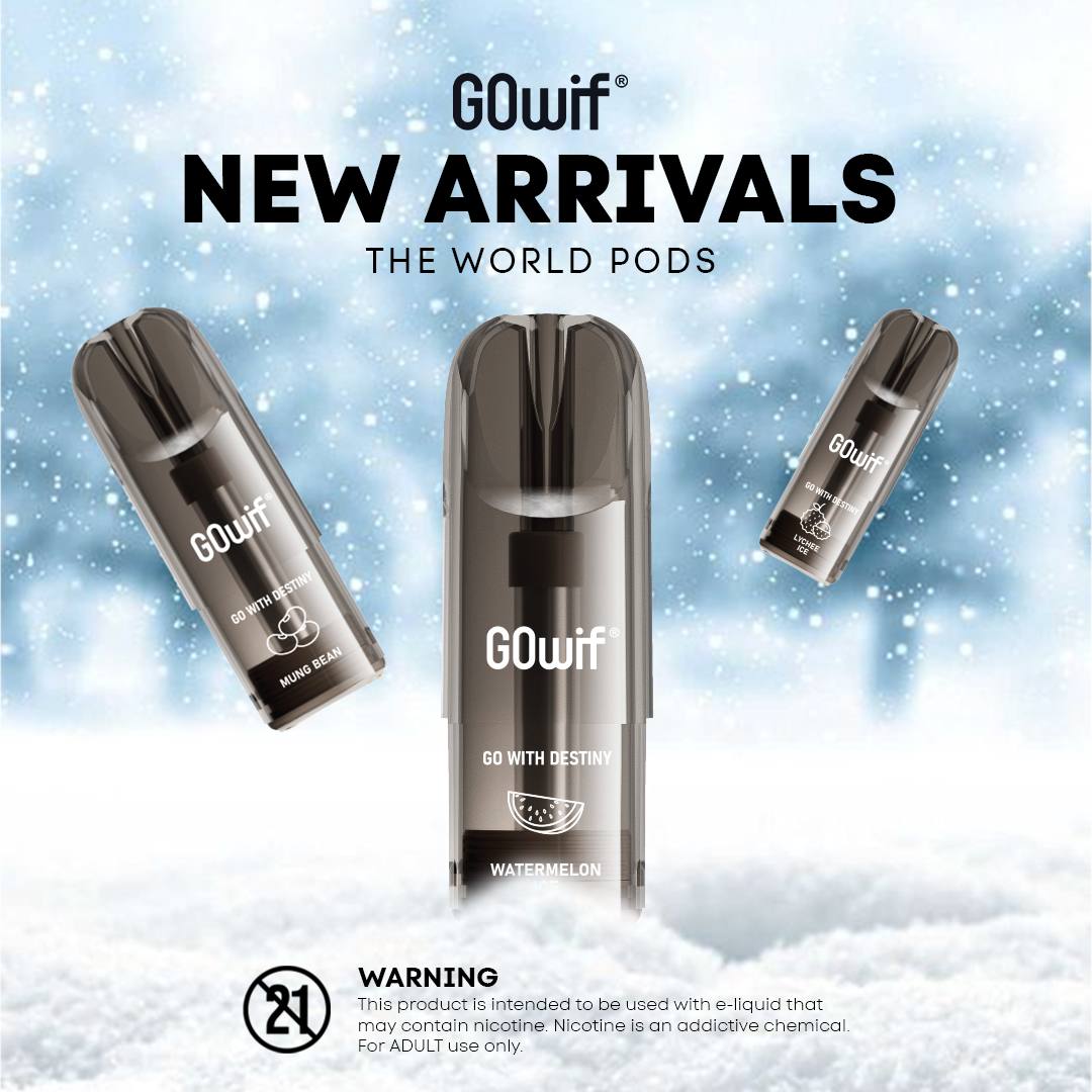 正品冰熊Zgar X GOwif扩容款烟弹超大容量3.5ml单颗装--多口味可选,三颗起售
