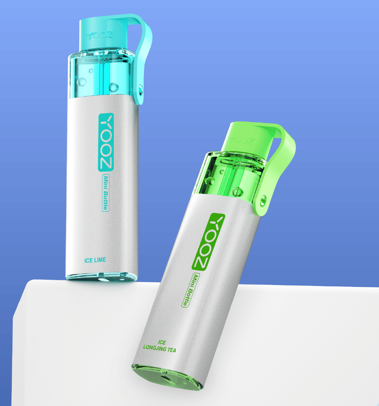 正品柚子MINI BOTTLE带食品级硅胶嘴帽4000口YOOZ一次性电子烟-多口味可选
